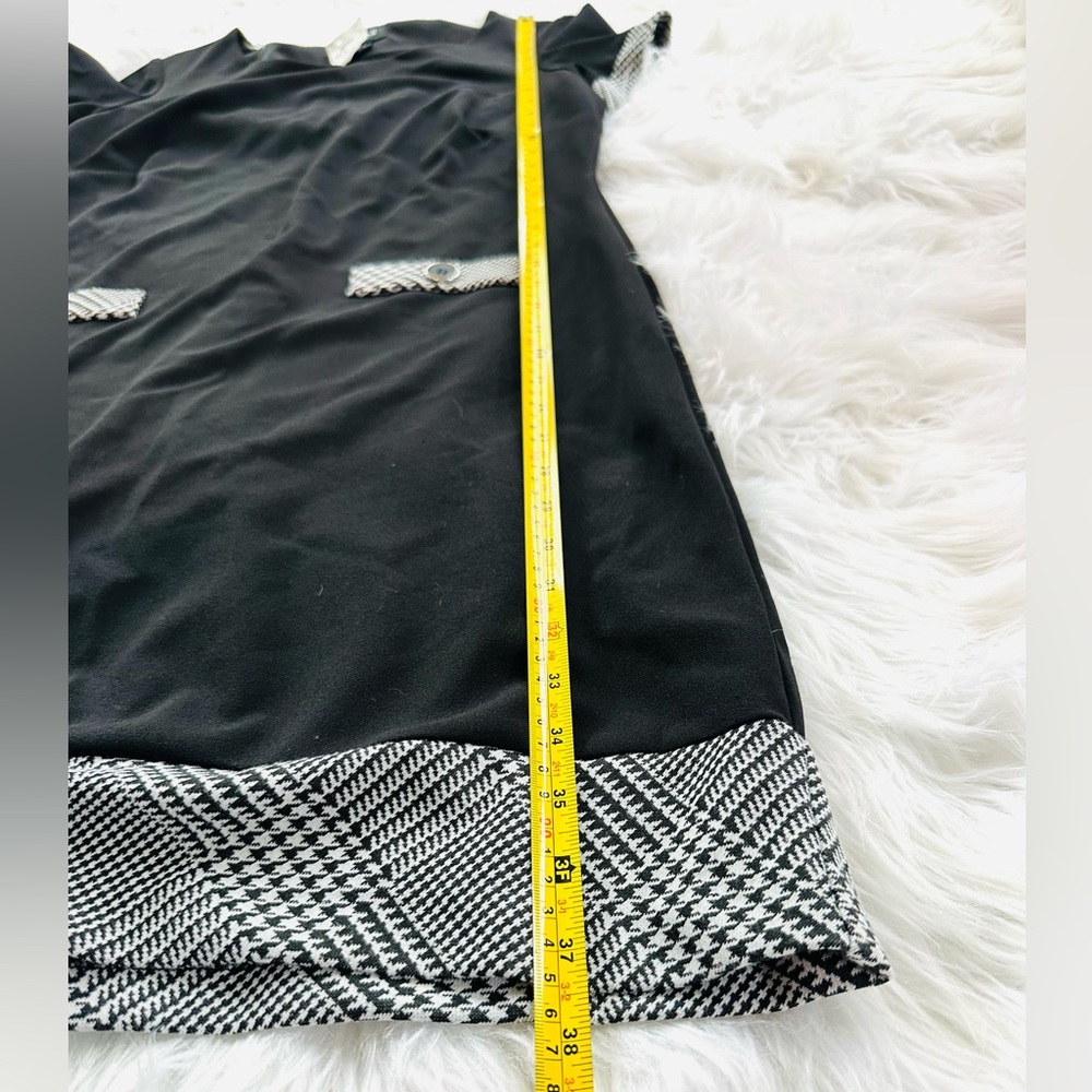 Connected Apparel Black Midi Dress Size 12 - Picture 10 of 10